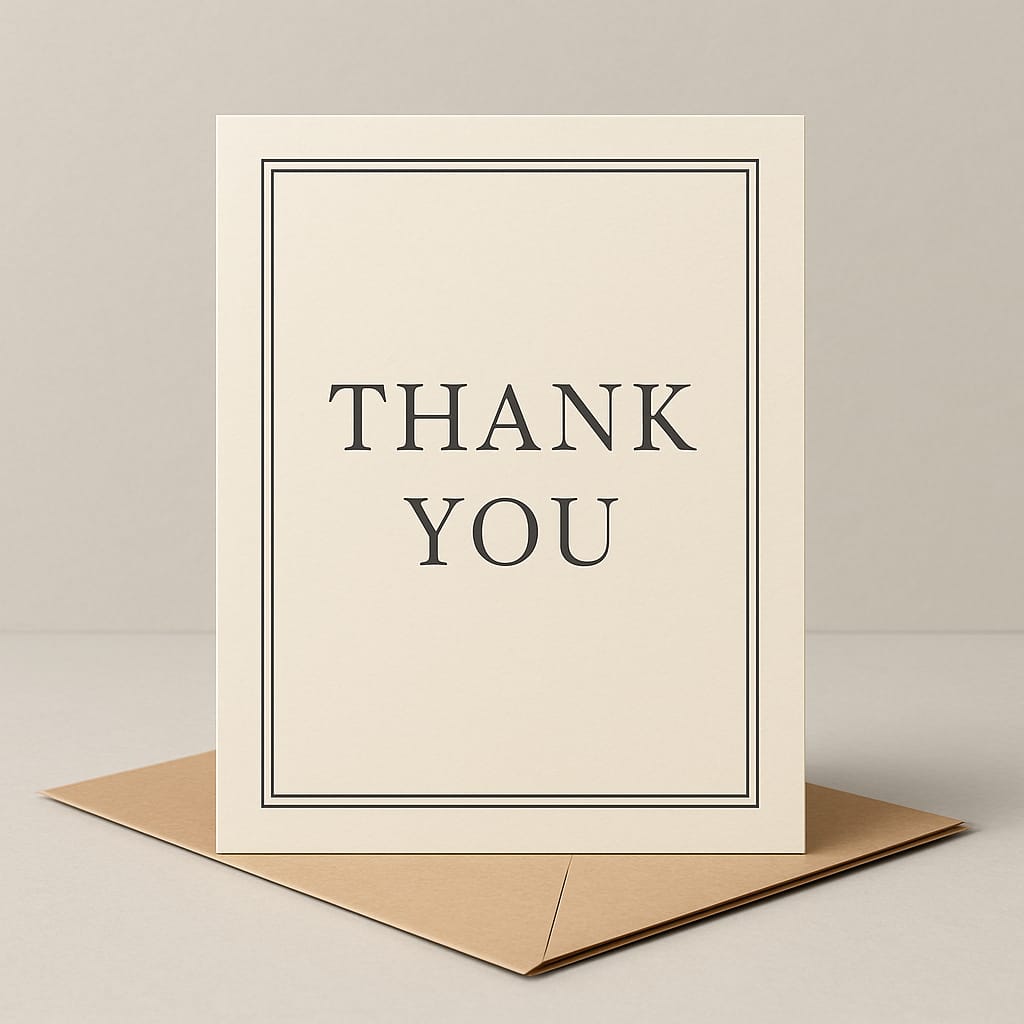 Celebration Cards — Thank You