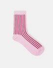 Pink Stripe Socks