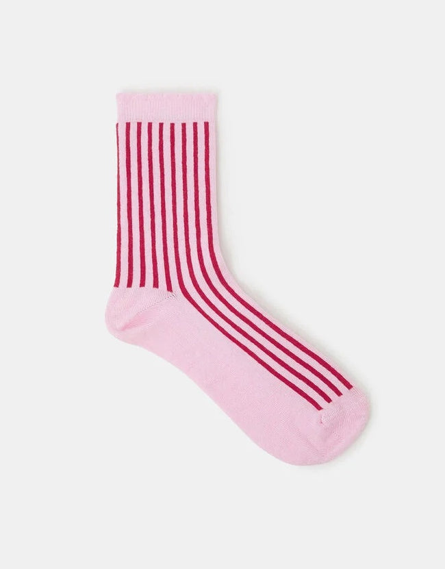 Pink Stripe Socks