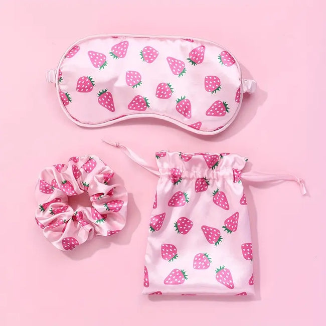 Strawberry Eye Mask Gift Set