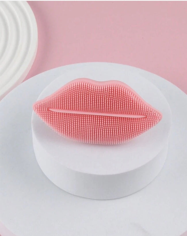 Lip-shaped Scrub Brush