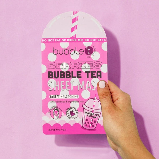 Berries Bubble Tea Sheet Mask