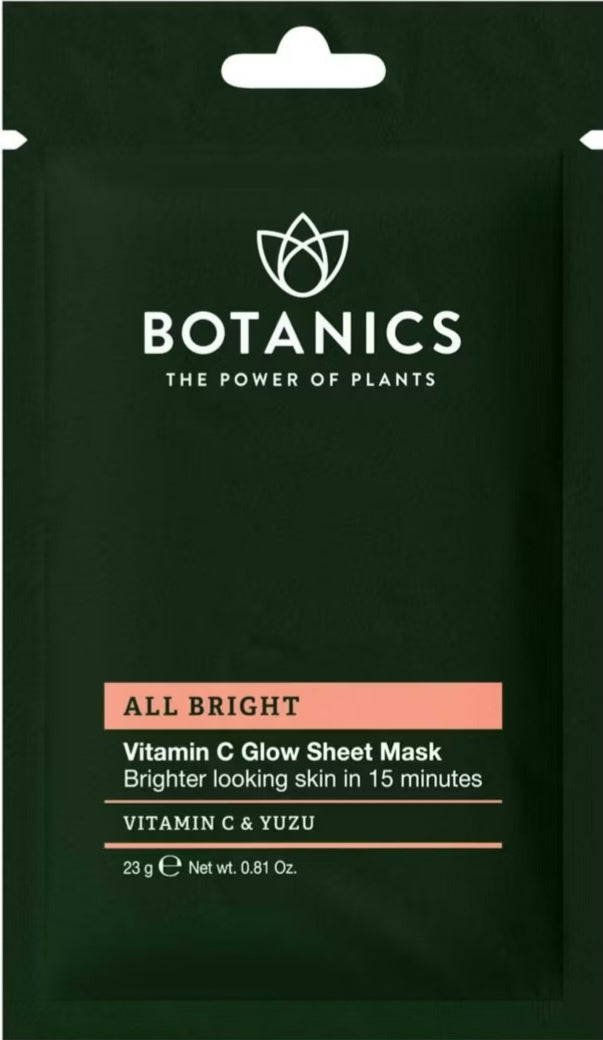 Botanics Vitamin C Glow Sheet Mask