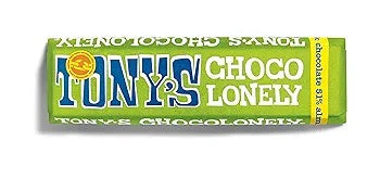 Tony’s Chocolonely Green Bar (Dark Choc Almond Sea Salt)
