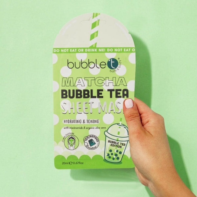 Bubble T Matcha Sheet Mask